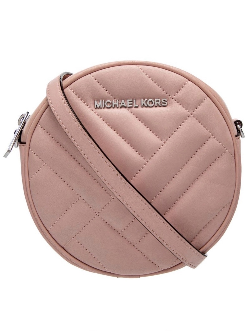 Michael Kors Vivianne Canteen Quilted Leather Crossbody Bag